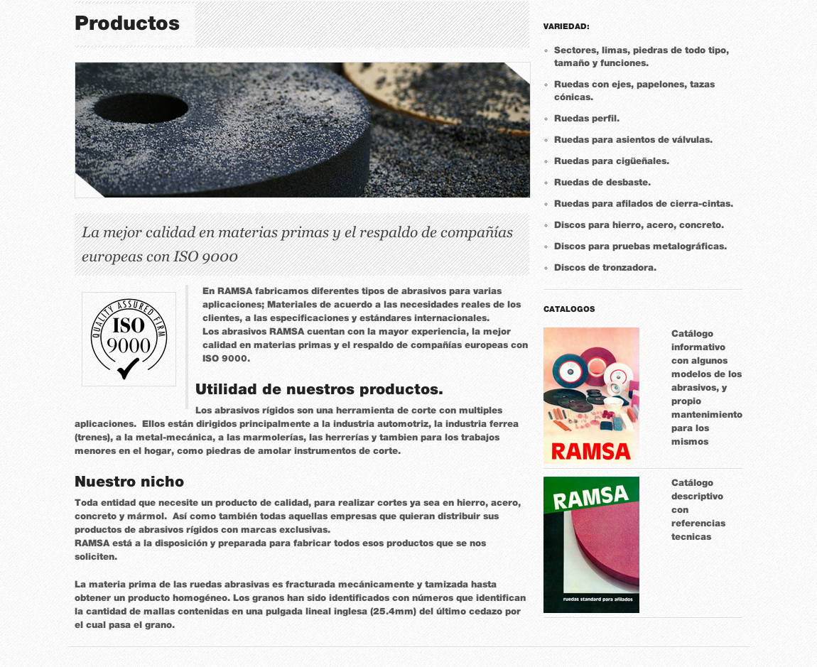 http://www.ruedasabrasivasmaracaysa.com/ 